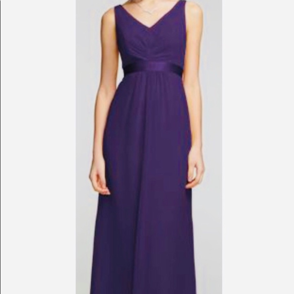 David Bridal F15530 - Chiffon Dress Purple